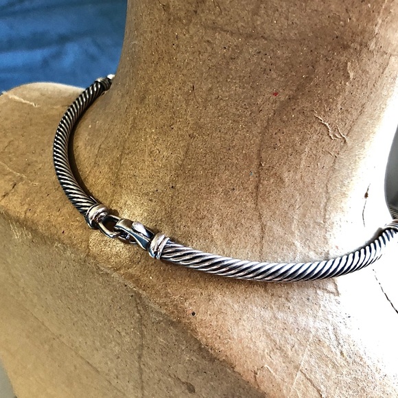 David Yurman Vintage Cable Collar Necklace - Picture 4 of 6